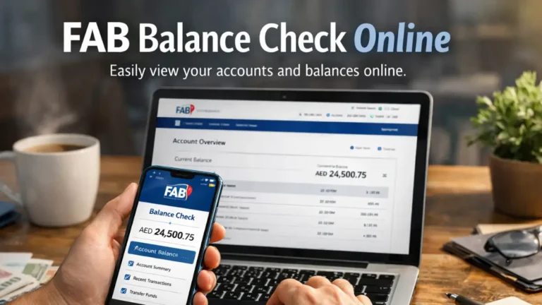 FAB Balance Check Online | Quick & Simple Ways to Follow in 2026