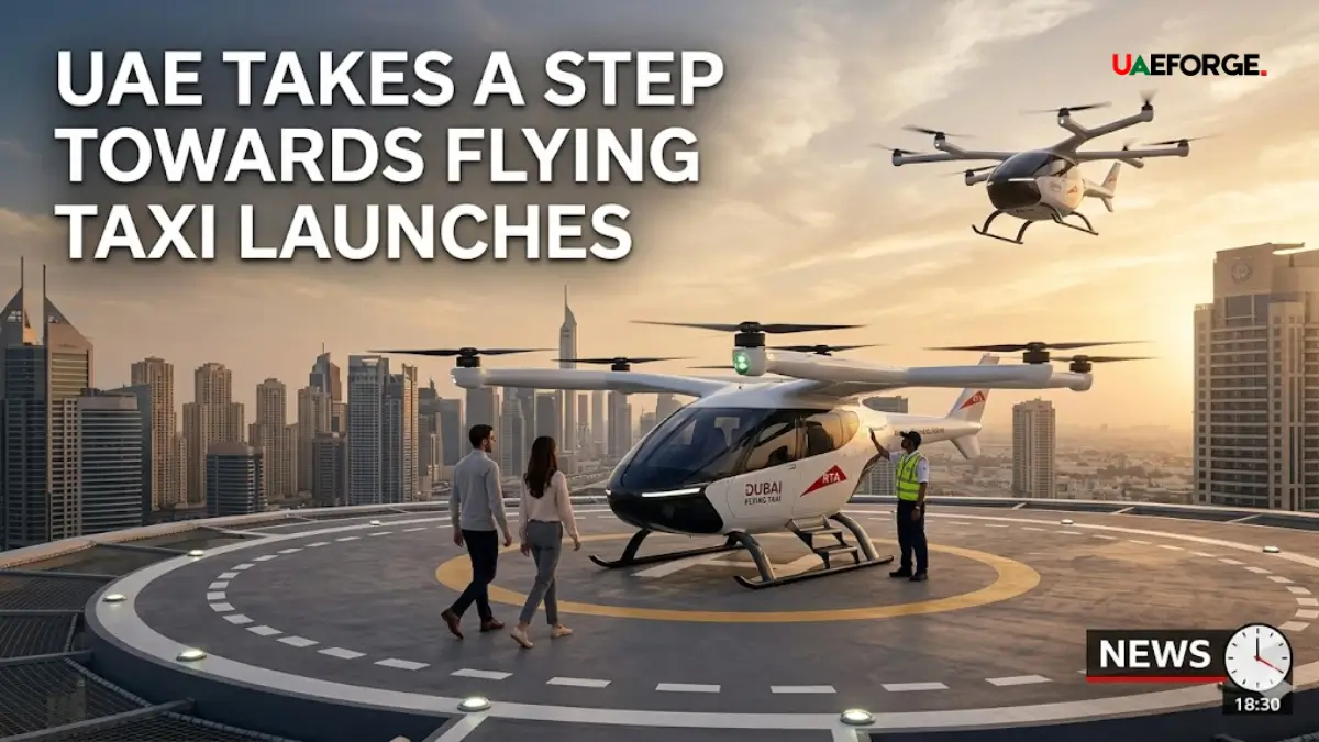 UAE Takes a Step Towards Flying Taxi Launches